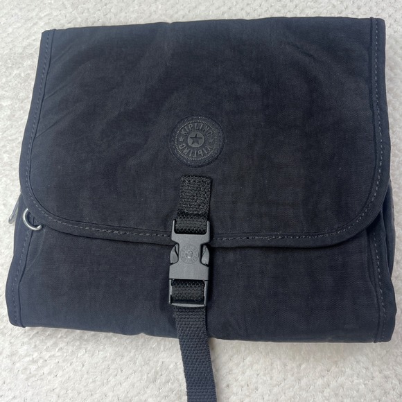 Kipling Black Hanging Travel Toiletry Makeup Organizer Bag - Picture 1 of 8